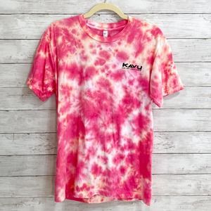 American Apparel Kavu Tie Dye T-Shirt (Pink)